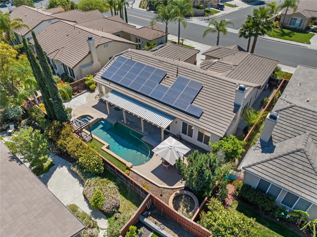 26764 Kingwood Road Murrieta, CA 92563 - Photo 39 of 42 an aerial view of a house with a garden