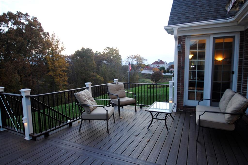 2132 John's Ridge Road Coraopolis, PA 15108 - Photo 24 of 25 Newer lighting was installed on this peaceful deck .