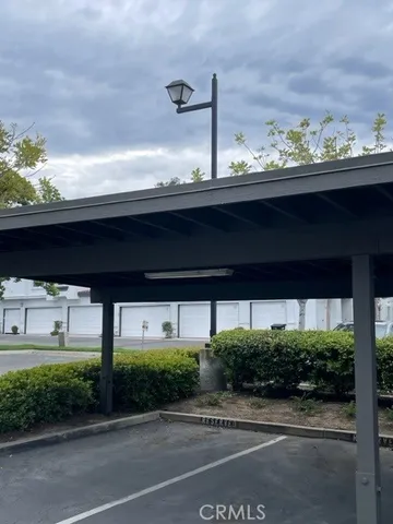 a view of a lake with a terrace