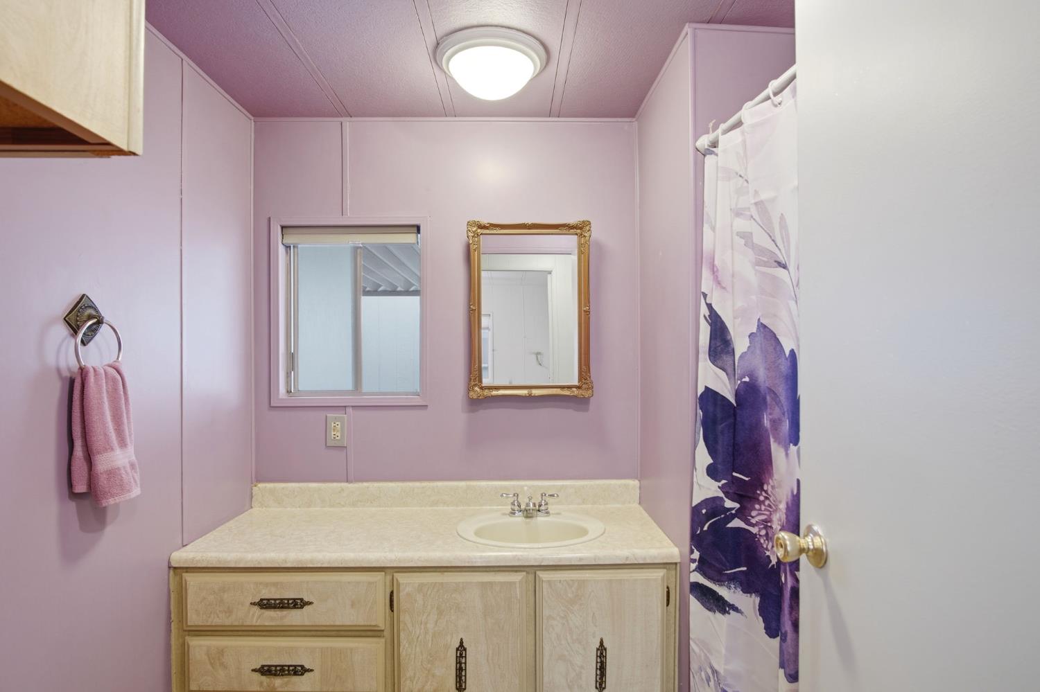 1400 Meredith Avenue, Unit 55 Gustine, CA 95322 - Photo 15 of 19 a bathroom with a sink vanity and mirror