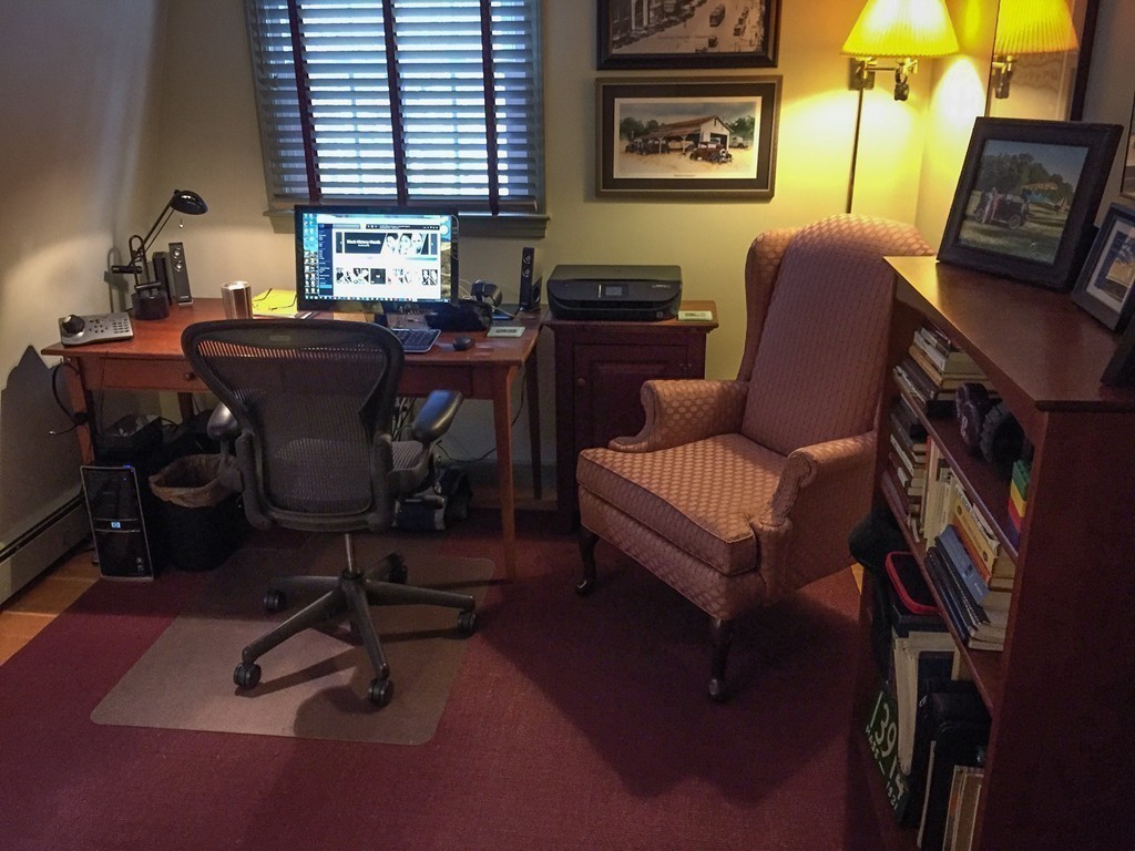 83 Concord Road Acton, MA 01720 - Photo 22 of 30 a view of a workspace with furniture and a window