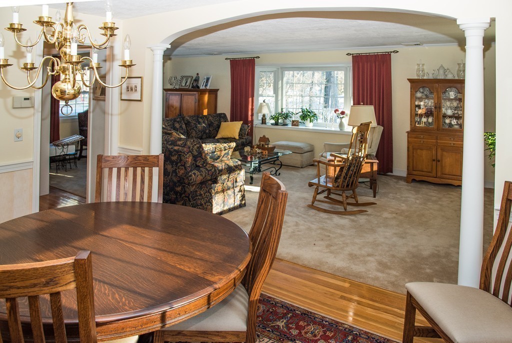 83 Concord Road Acton, MA 01720 - Photo 7 of 30 a view of a dining room with furniture window and outside view