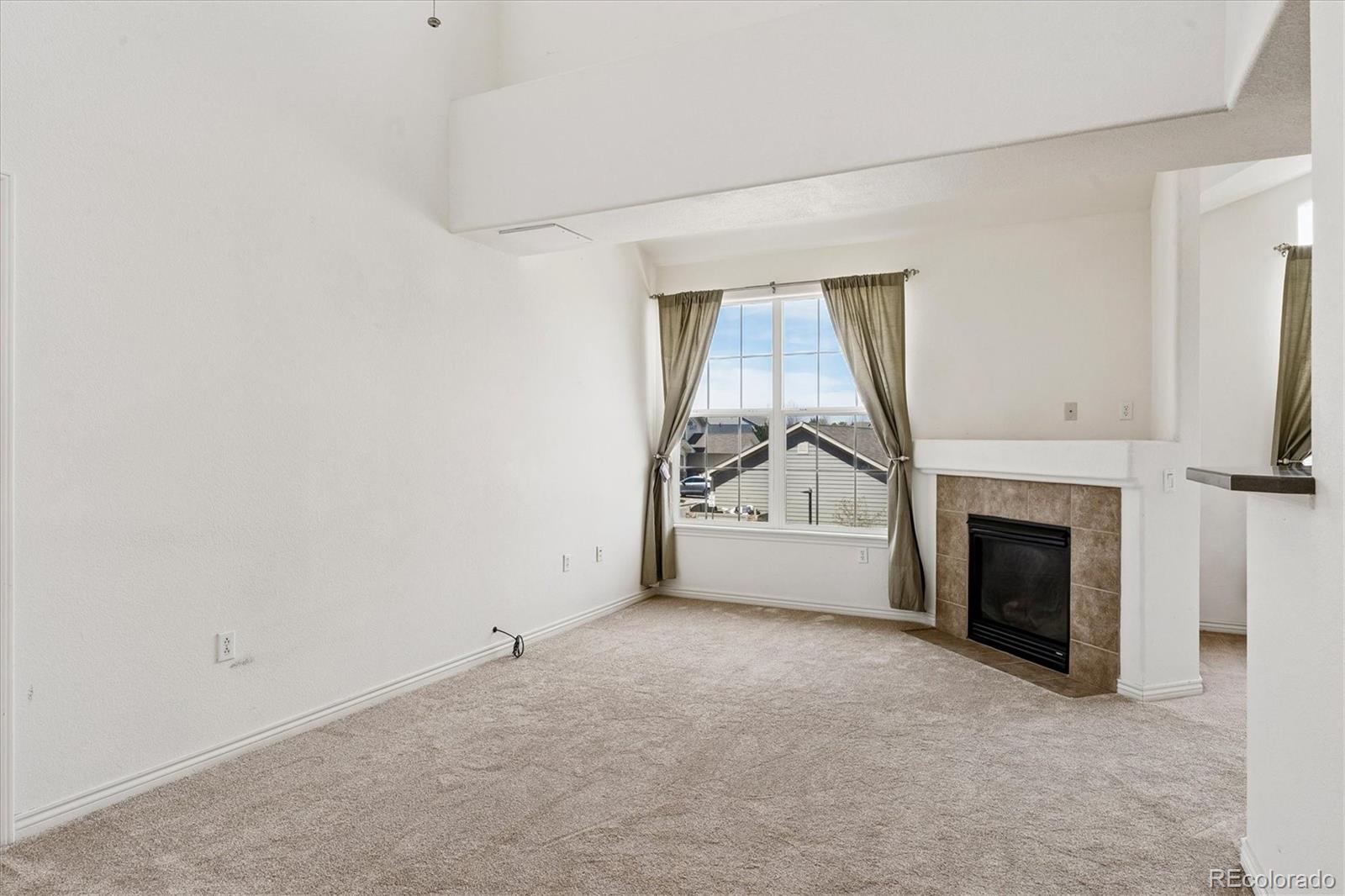 18657 Stroh Road, Unit 4207 Parker, CO 80134 - Photo 7 of 39 a view of an empty room with a fireplace