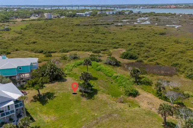 a view of a city with an ocean view
