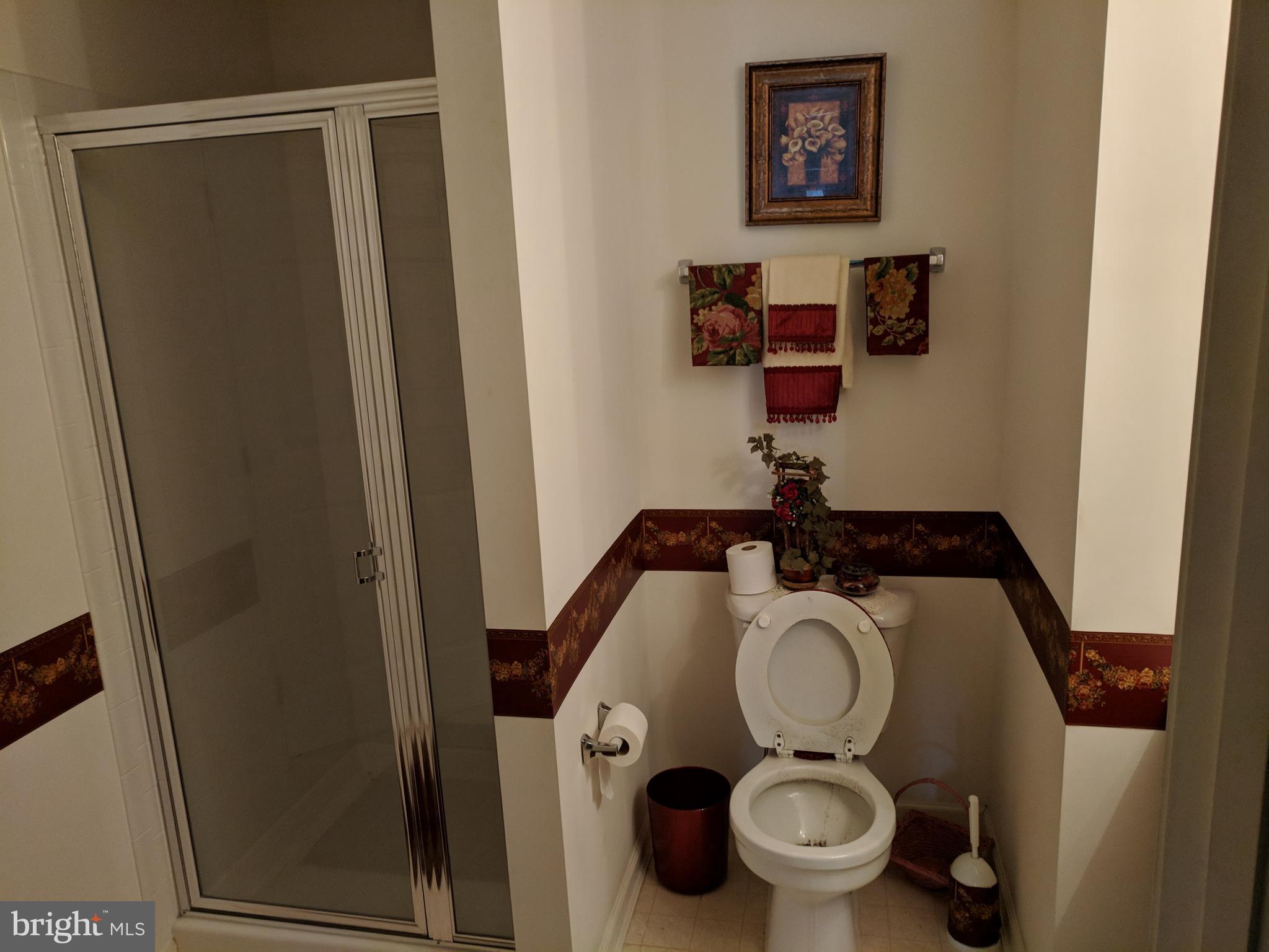 4862 Shellbark Road, Unit F Owings Mills, MD 21117 - Photo 20 of 20 a bathroom with a toilet and a mirror