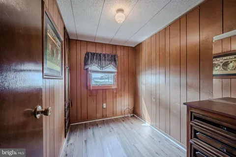 a view of a lake with a city view