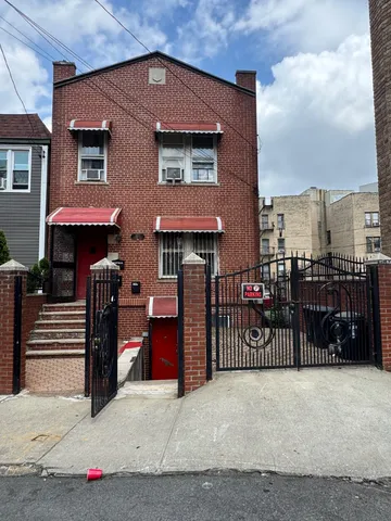 a view of a house with a balcony