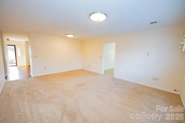 a view of empty room