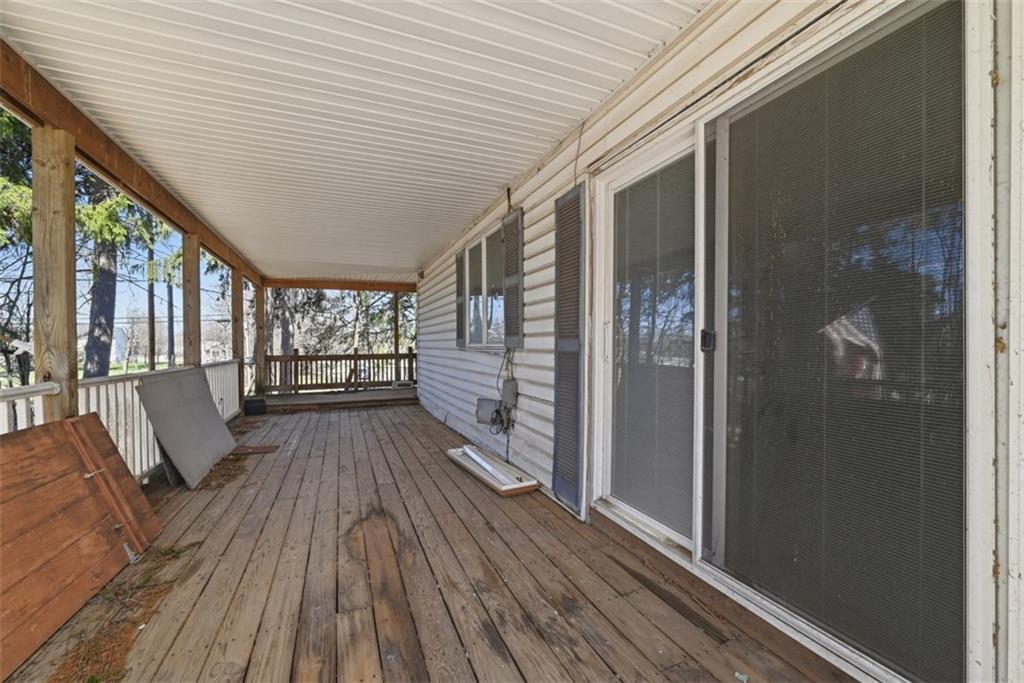 7524 Franklin Road Cranberry Township, PA 16066 - Photo 33 of 44 a view of outdoor space with wooden floor and windows