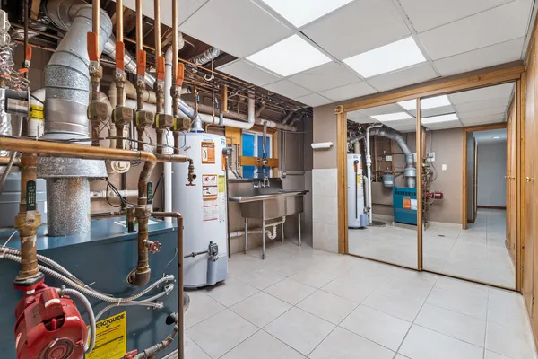 a view of storage and utility room