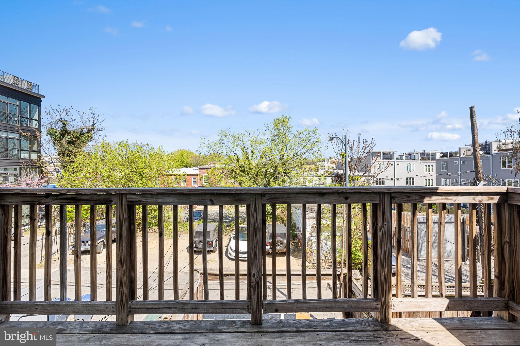 2819 11th Street Northwest, Unit 2 Washington, DC 20001 - Photo 19 of 36 a view of city from a balcony