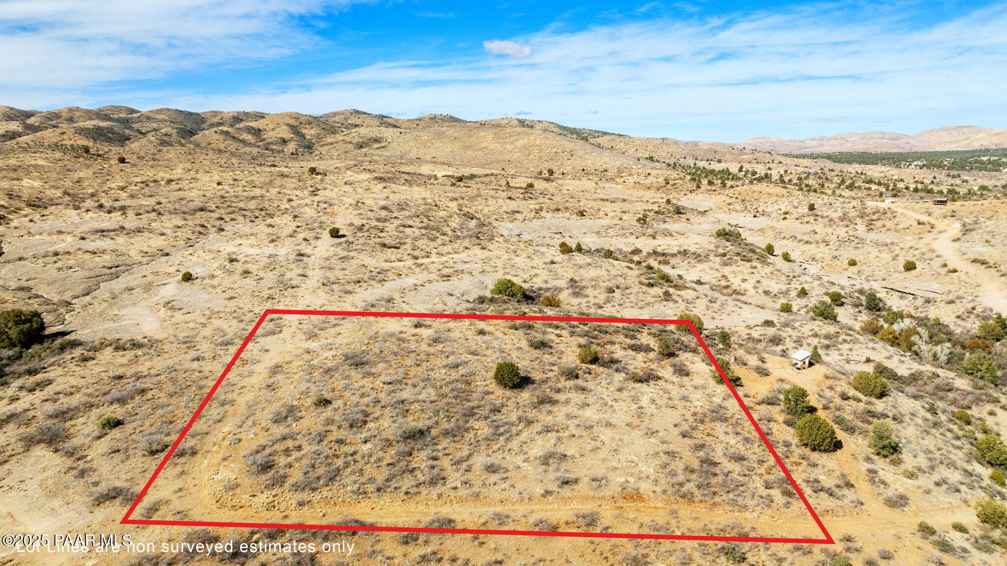 0 South Walnut Grove Road Kirkland, AZ 86332 - Photo 3 of 21 1-Aerial (1) Lot Lines