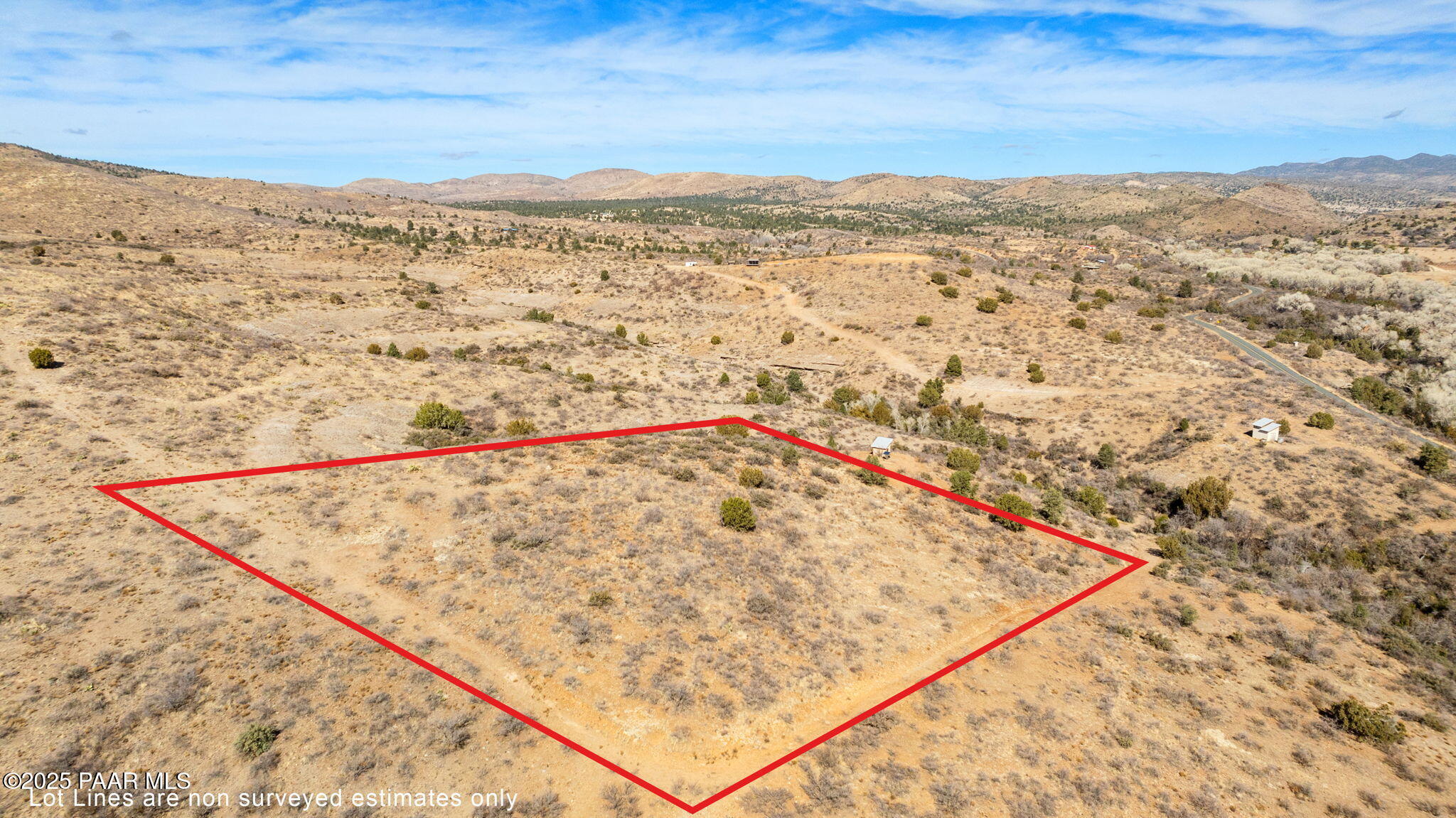 0 South Walnut Grove Road Kirkland, AZ 86332 - Photo 4 of 21 3-Aerial (2) Lot Lines