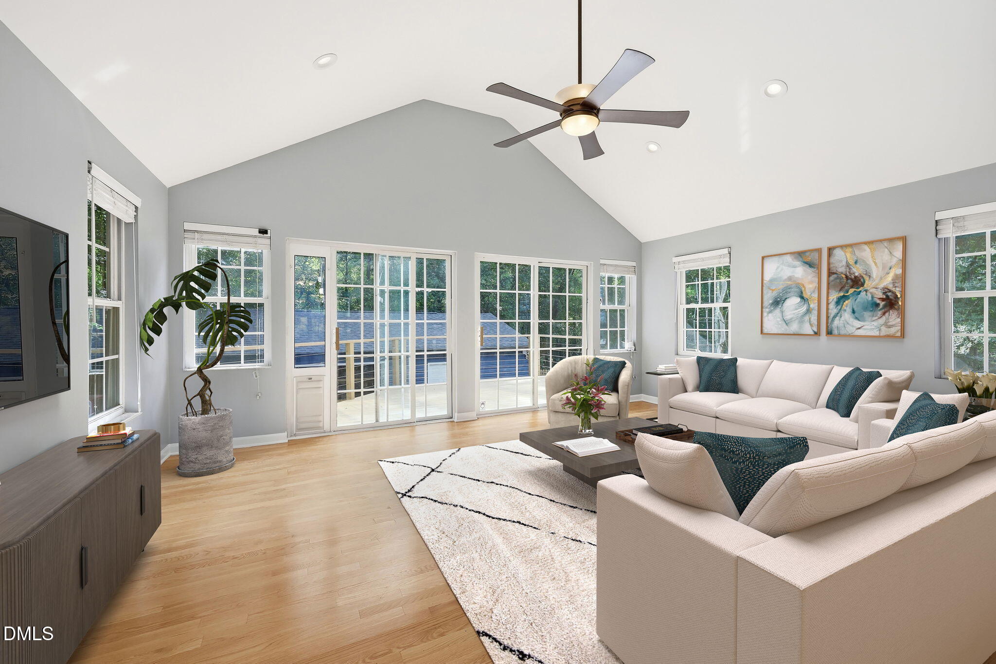 5501 Lacy Road Durham, NC 27713 - Photo 3 of 68 Great room (virtually satged)