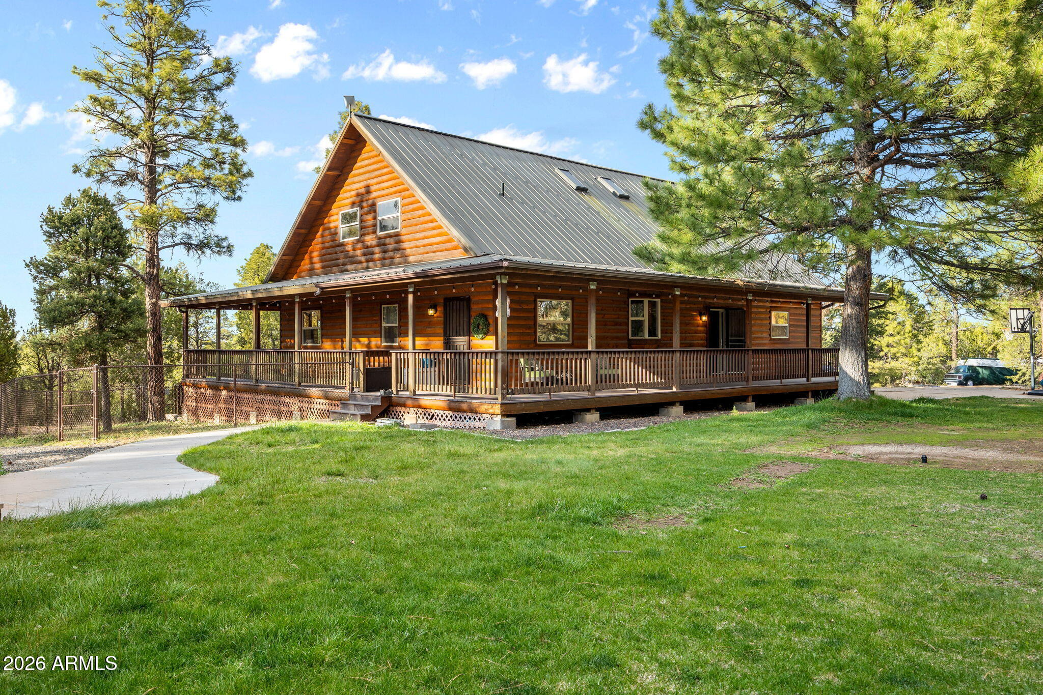 1843 Artist Draw Road Heber, AZ 85928 - Photo 41 of 58 a view of a house with a yard and sitting area