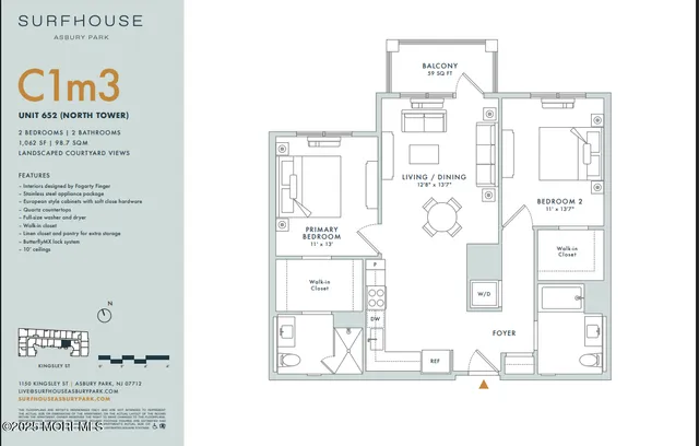 $5,375 | 1150 Kingsley Street, Unit 652, Asbury Park, NJ 07712