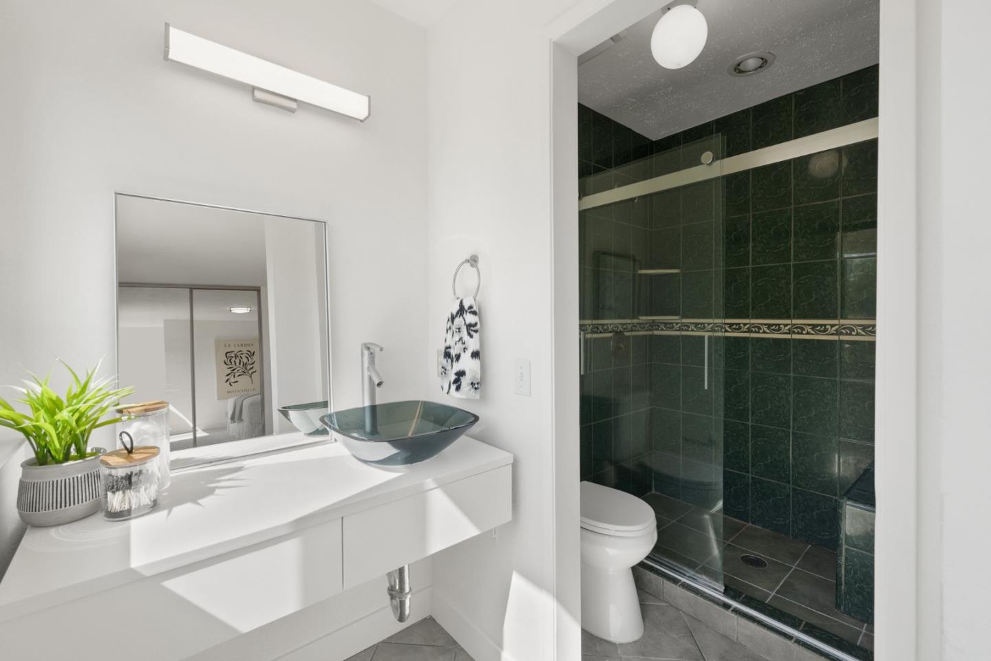 4624 Fuller Street Santa Clara, CA 95054 - Photo 16 of 26 a bathroom with a sink toilet and shower