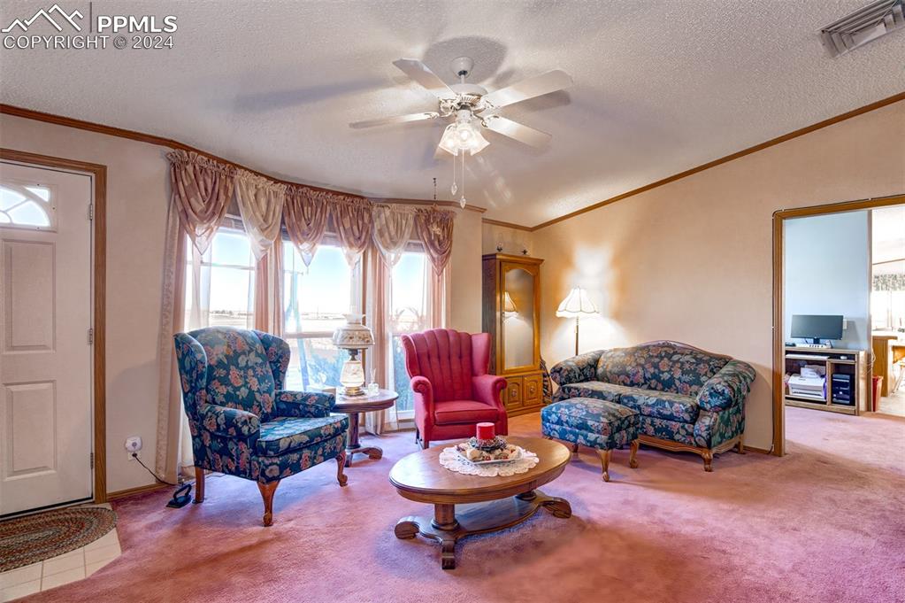 34170 Big Springs Road Yoder, CO 80864 - Photo 23 of 35 a living room with furniture and a large window