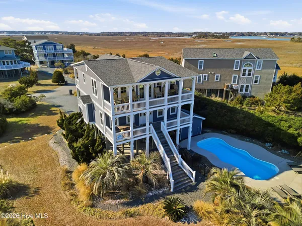 $1,550,000 | 1254 Ocean Boulevard West, Holden Beach, NC 28462