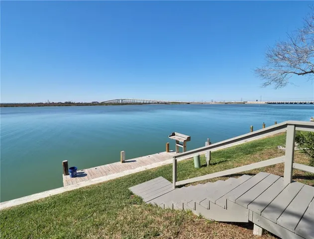 a view of an ocean with beach
