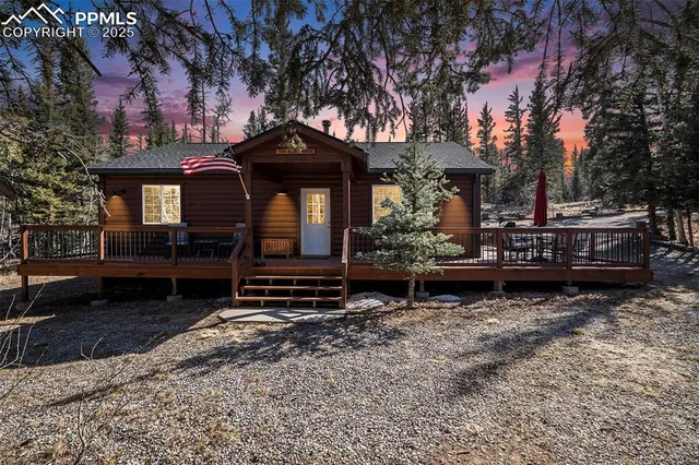 a view of a house with a yard and a tree