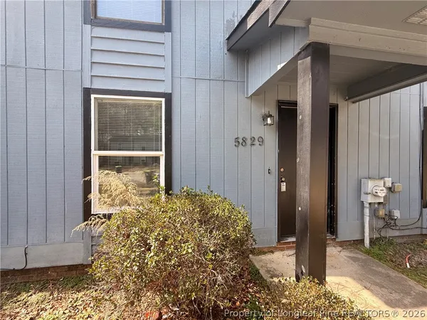 a view of front door