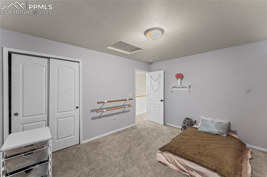 10173 Angeles Road Peyton, CO 80831 - Photo 30 of 50 a bedroom with a bed and cabinets