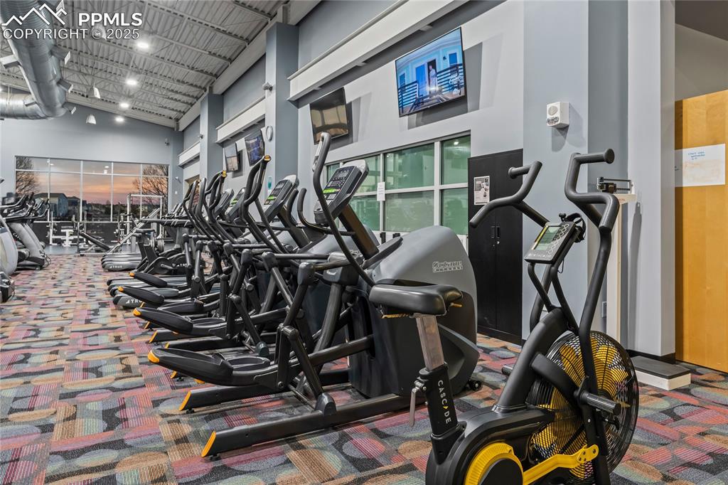 10173 Angeles Road Peyton, CO 80831 - Photo 47 of 50 a view of a room with gym equipment