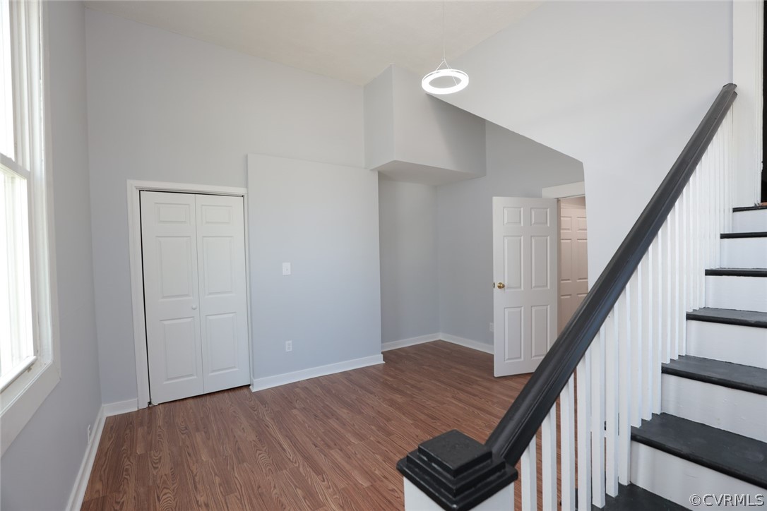 166 Wright Avenue Colonial Heights, VA 23834 - Photo 13 of 50 a view of a hallway with wooden floor and staircase