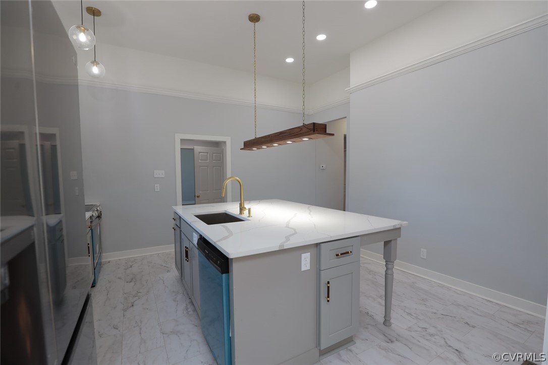 166 Wright Avenue Colonial Heights, VA 23834 - Photo 34 of 50 a kitchen with a sink a refrigerator and window