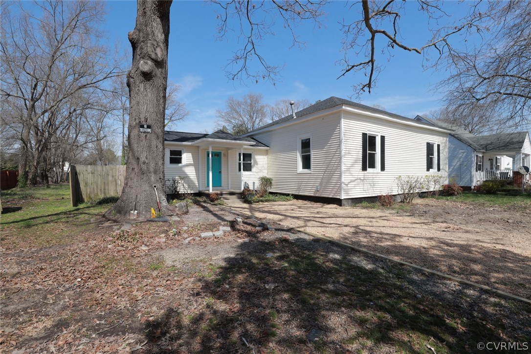 166 Wright Avenue Colonial Heights, VA 23834 - Photo 35 of 50 a white house that has a tree in front of it