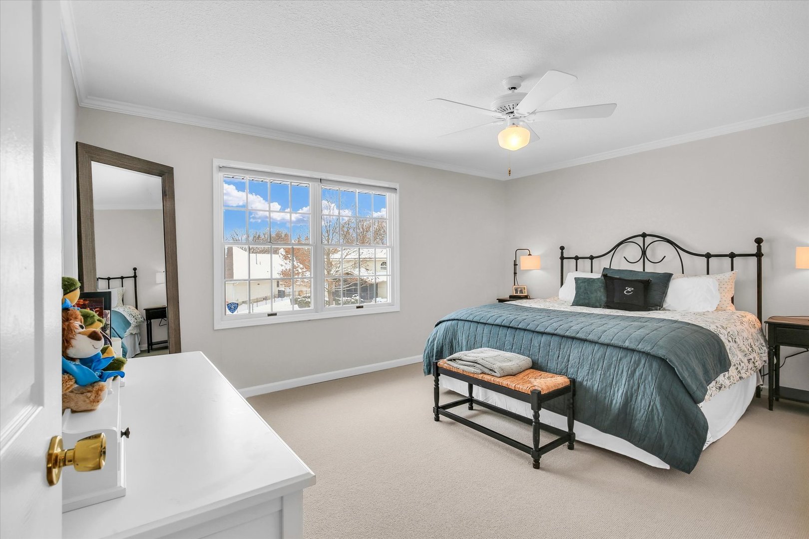 2205 Edgewater Place Champaign, IL 61822 - Photo 44 of 71 a bedroom with a bed and a window