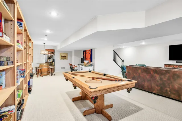 a view of a two chairs with sitting area