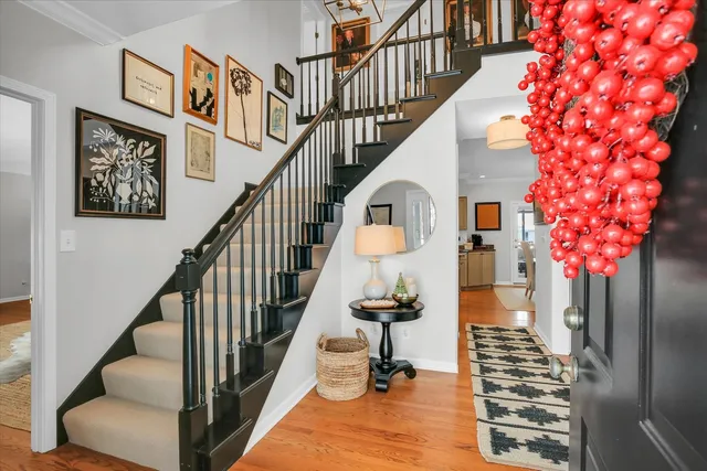 a view of entryway and hall