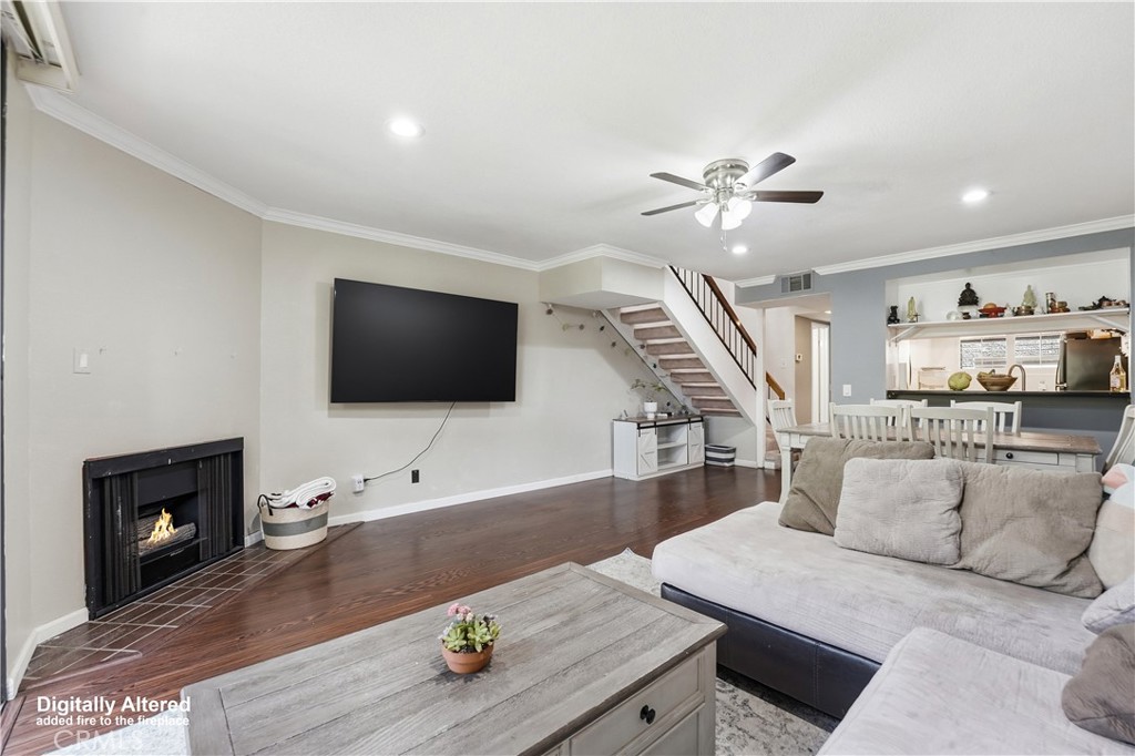 1655 West Lambert Road, Unit G La Habra, CA 90631 - Photo 5 of 21 Living room.