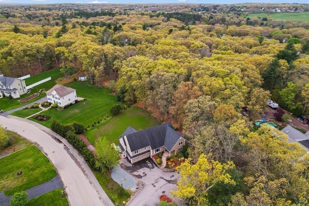 732 Hickory Road North Attleboro, MA 02760 - Photo 32 of 41 an aerial view of residential house with outdoor space