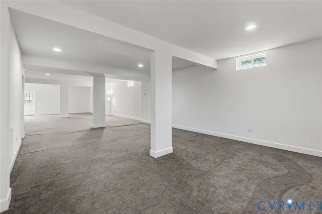 a room with gym equipment