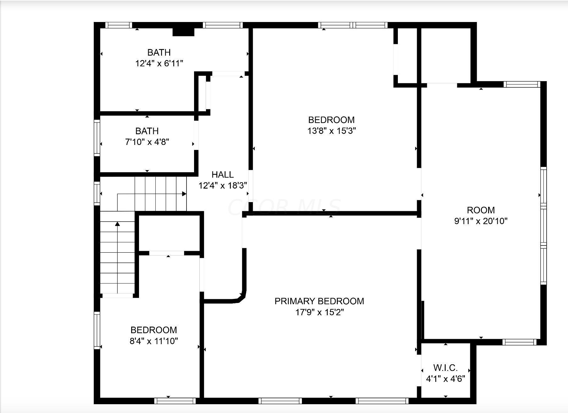 112 North Ardmore Road Columbus, OH 43209 - Photo 42 of 44 Floor Plan 2nd