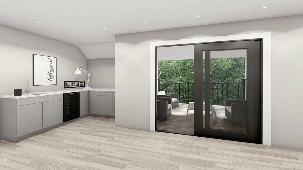 240 Old Farm Road Newton, MA 02459 - Photo 21 of 24 a view of a kitchen with a sink and a large window