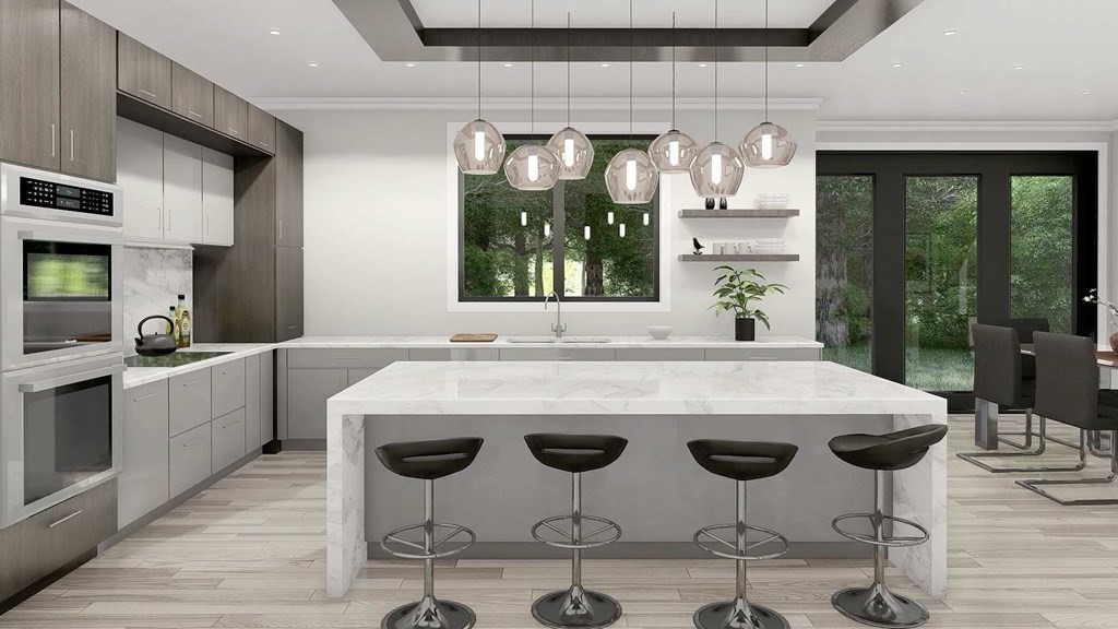 240 Old Farm Road Newton, MA 02459 - Photo 8 of 24 a dining table with chairs and wooden floor