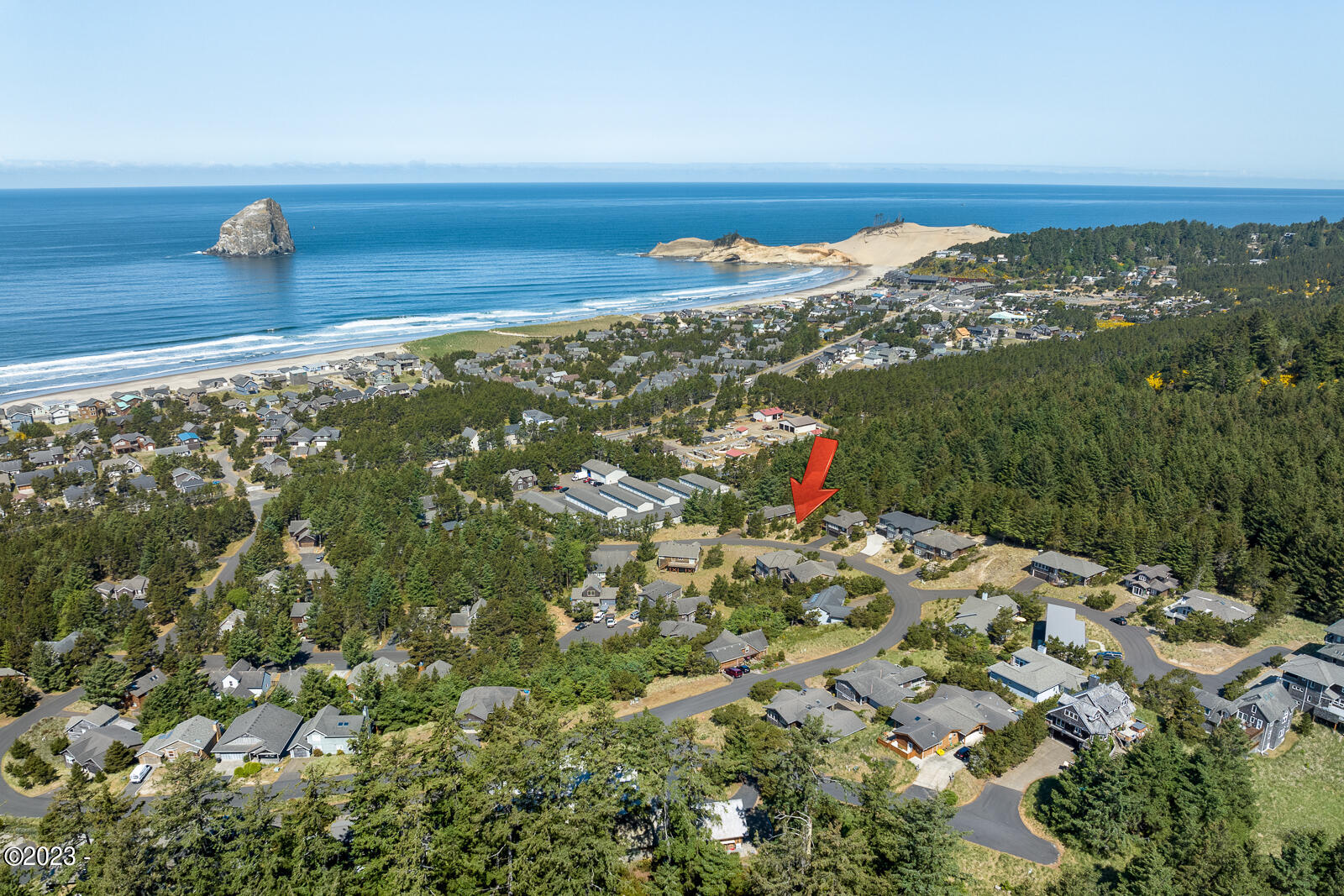 Lot 73 Nestucca Ridge Road Pacific City, OR 97135 - Photo 6 of 8 Distant Drone shot