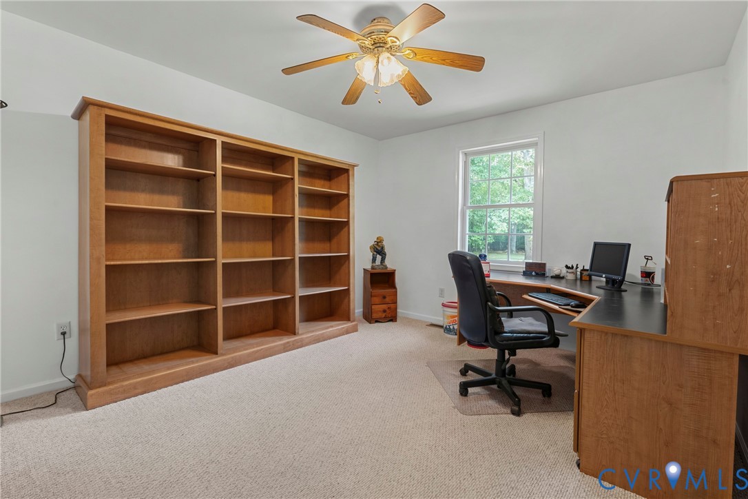 5010 Tatum Road Disputanta, VA 23842 - Photo 23 of 50 Built-in shelving, ceiling fan with integrated lig