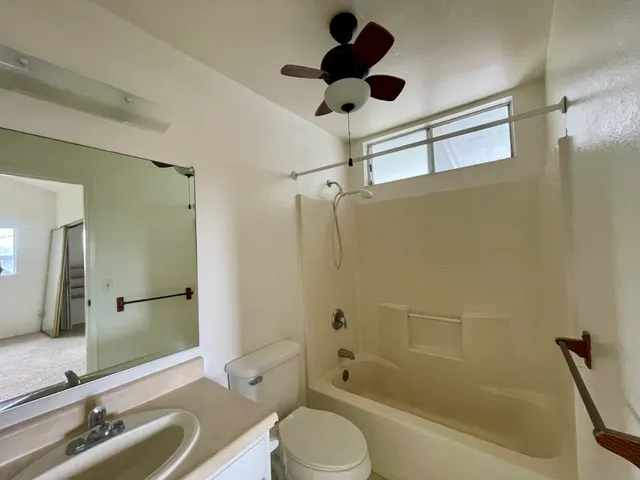 a view of a room with an empty space