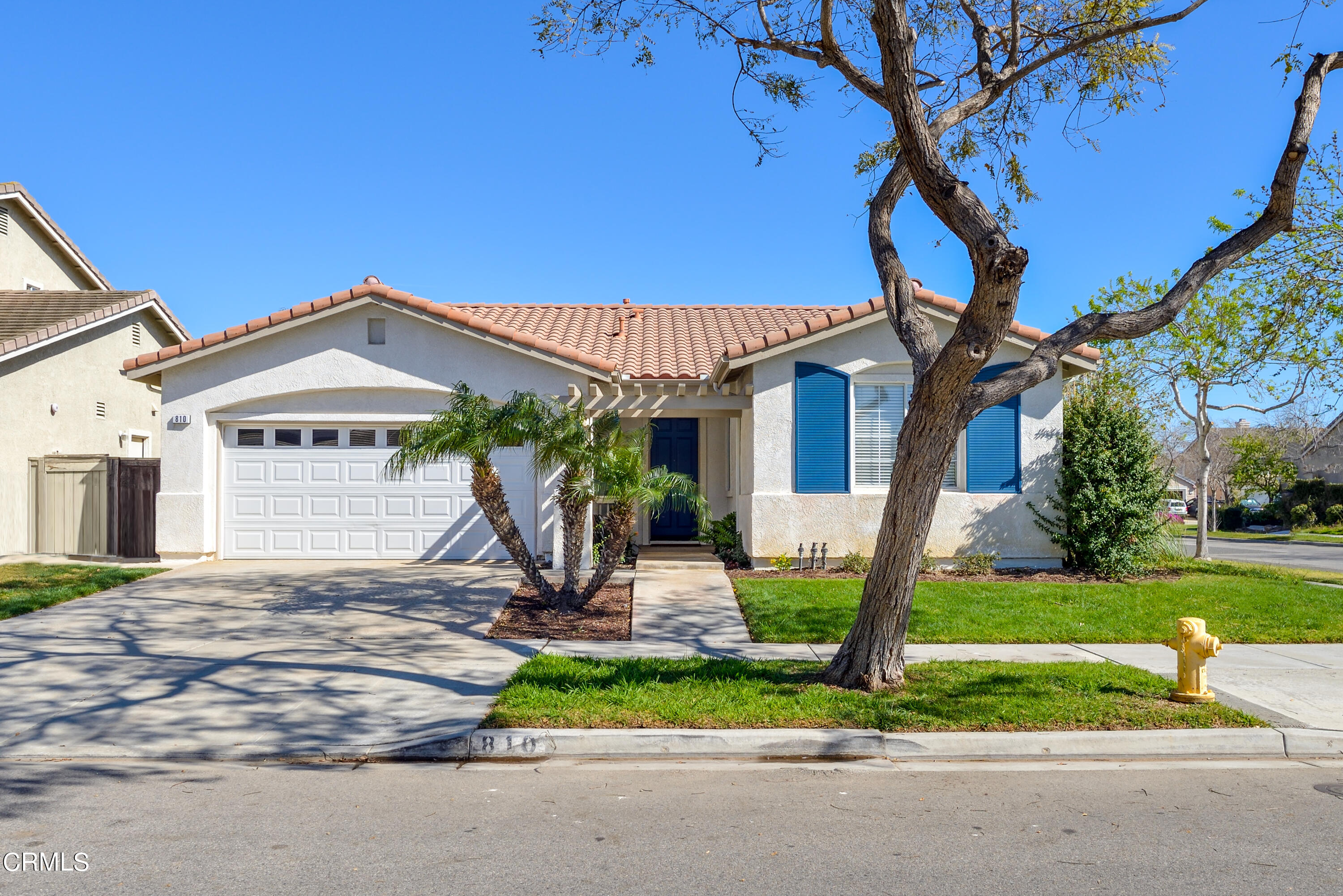 810 Rosalinda Drive Oxnard, CA 93030 - Photo 2 of 24 a view of a house with a small yard and palm trees