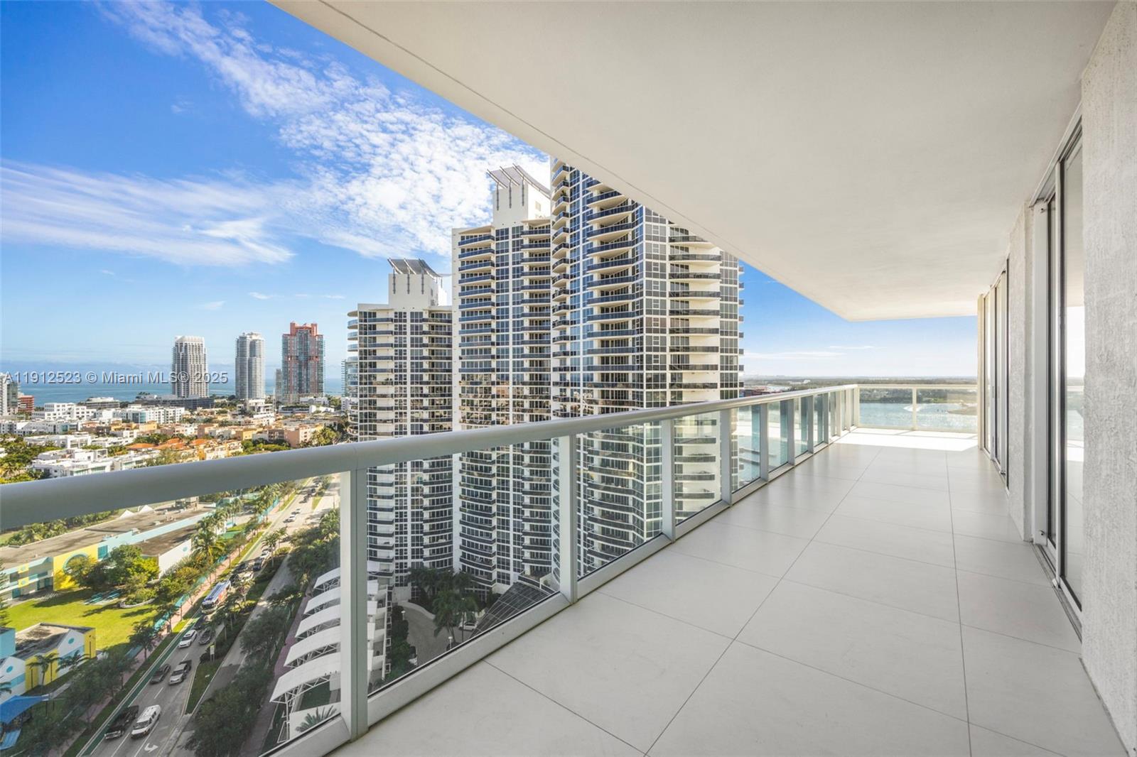 450 Alton Road, Unit 2007 Miami Beach, FL 33139 - Photo 27 of 30 a view of balcony with city