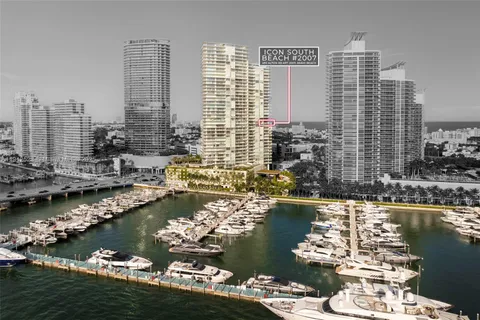 a view of a city with tall buildings