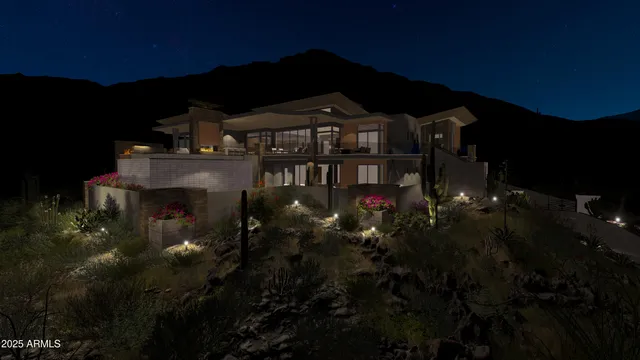 a view of city from balcony