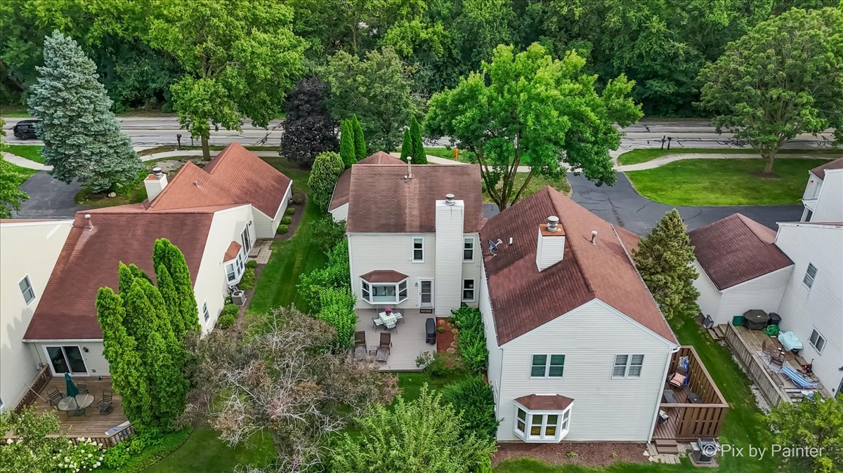 1025 Oswego Road Naperville, IL 60540 - Photo 33 of 42 an aerial view of a house