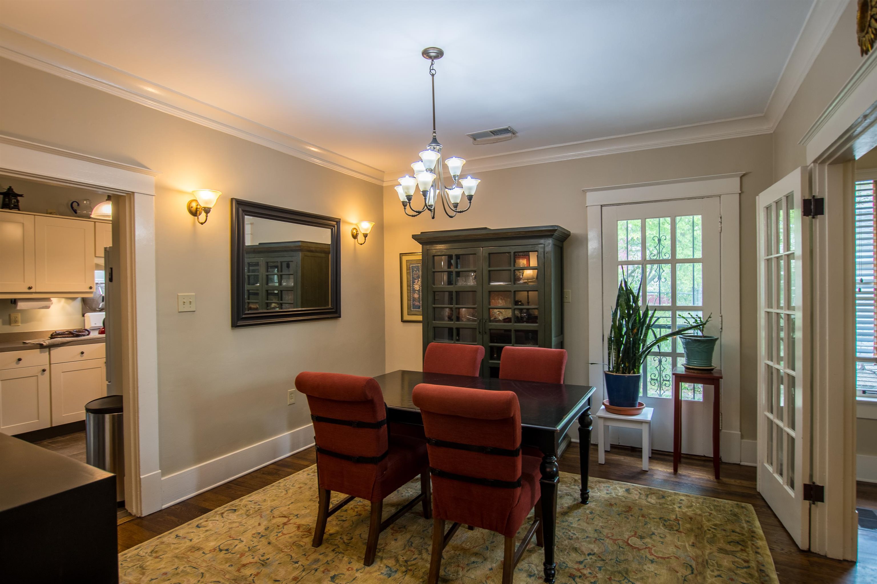 793 Rozelle Street Memphis, TN 38104 - Photo 6 of 23 dining room showing french doors to living room