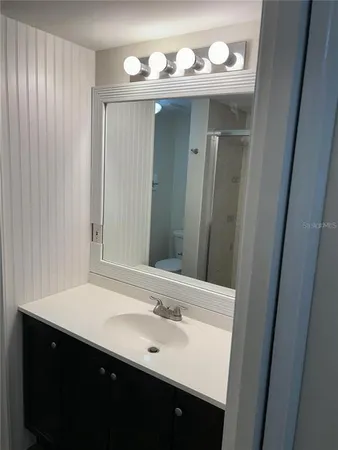 a close view of a toilet in a bathroom